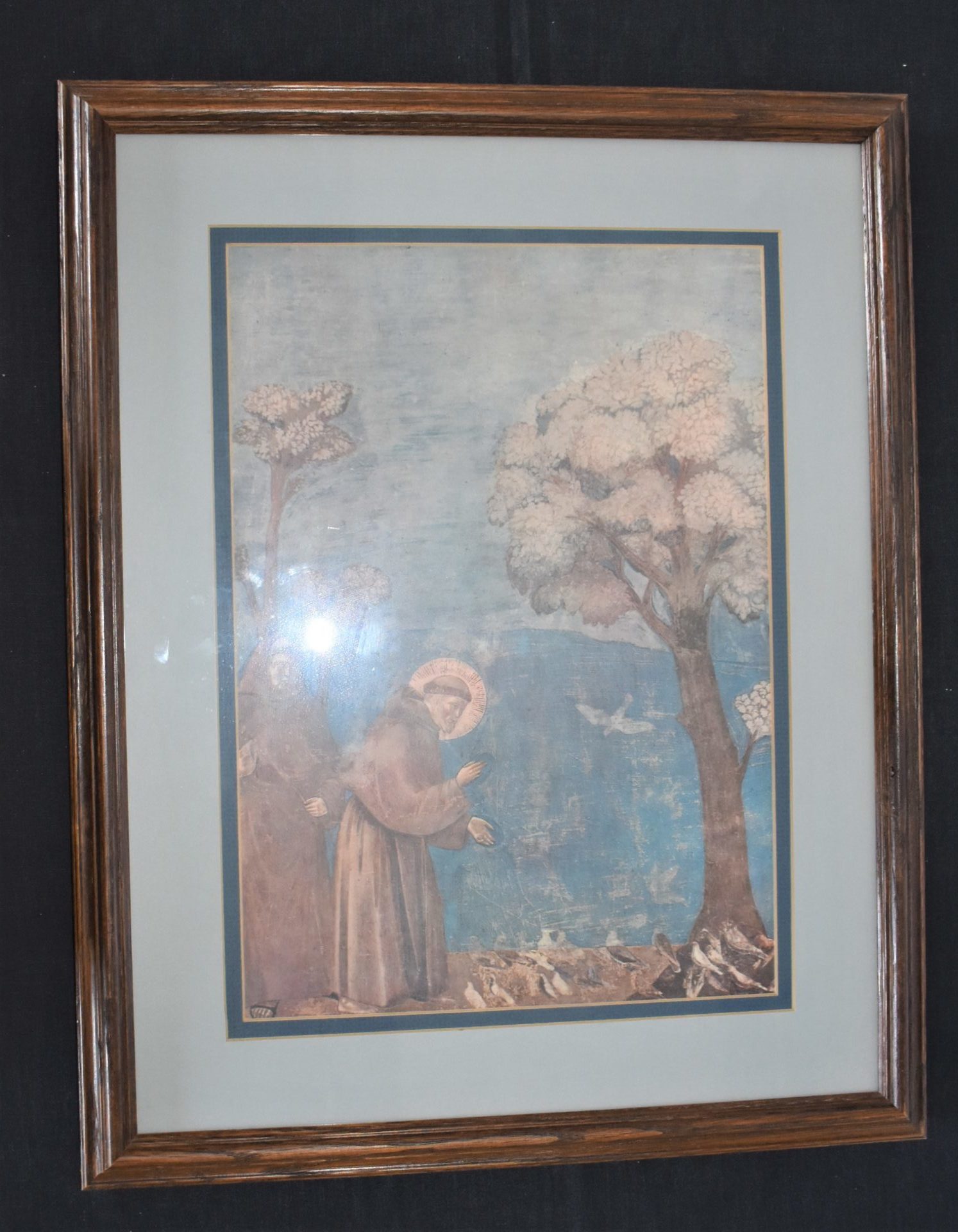 Item #VA--008: "Sermon to the birds" framed Print